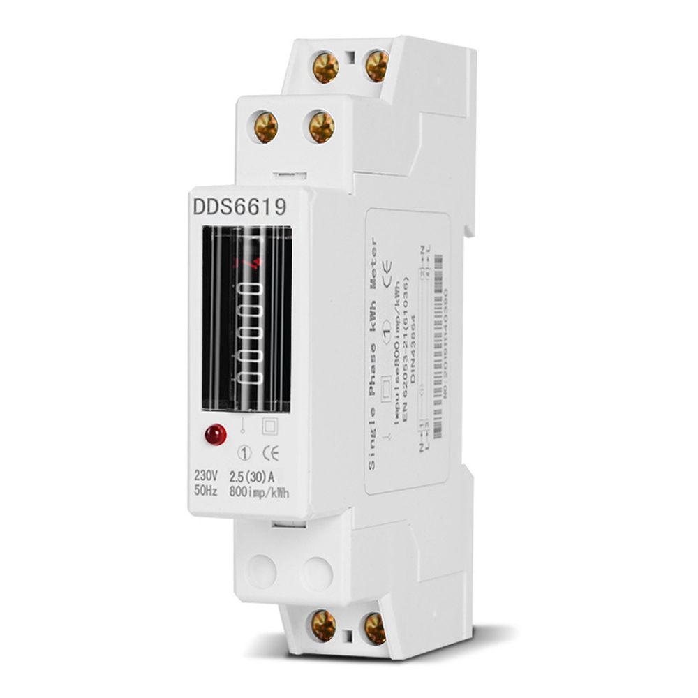 AC Digital Wattmeter Power Meter Electricy Consumption Energy Meter EU Plug Socket Power Kilowatt Wattage Electricity Meter