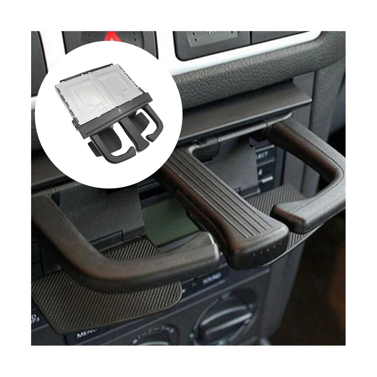 1J0858601C Car Foldable Water Cup Drink Holder Drink Bottle Cup Mount Stand for VW Golf 4 Bora MK4 Audi A4L A5 Q5 A7