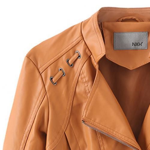 Women's Leather Casual Jacket