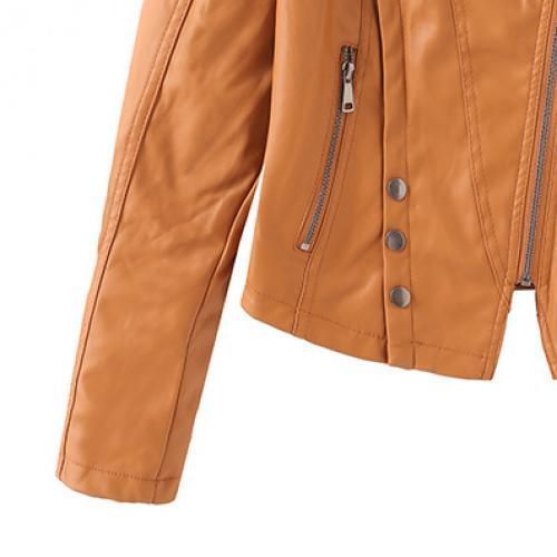 Women's Leather Casual Jacket