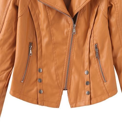 Women's Leather Casual Jacket