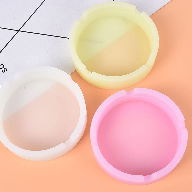 Glow In The Dark Luminous Silicone Soft Ashtray For Smoking E Cigar Weed Accessories Ashtray For Home Desk Accessories