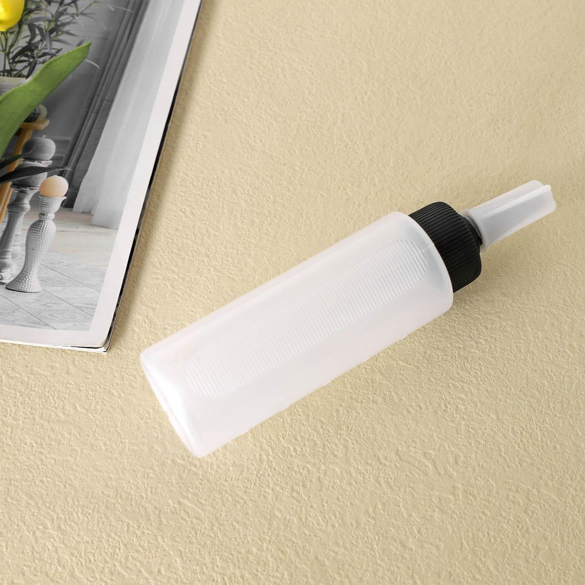 150ml Salon Hair Color Measuring Applicator Bottle Scale