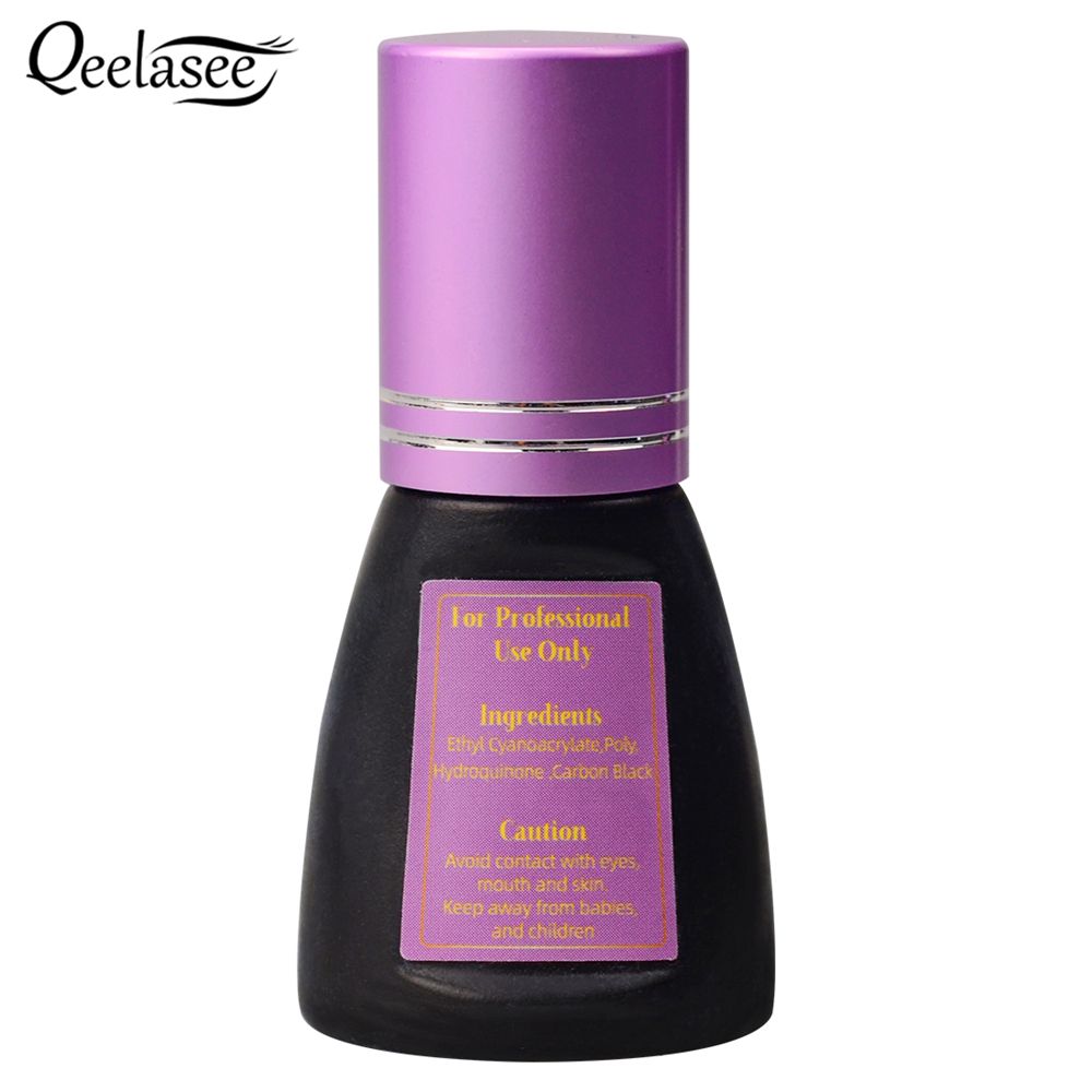 Qeelasee 0.5s Fast Drying Eyelash Extension Glue Lasting