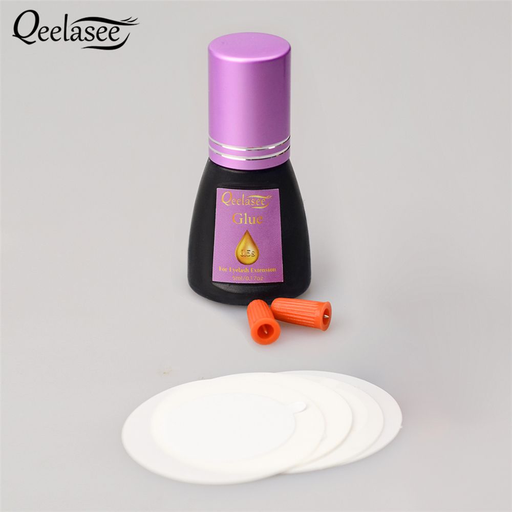 Qeelasee 0.5s Fast Drying Eyelash Extension Glue Lasting
