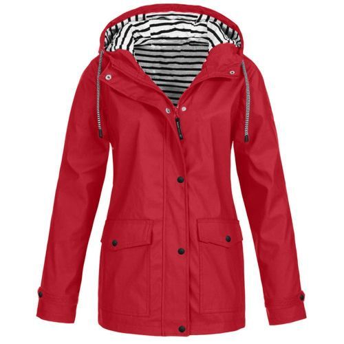 Waterproof Hooded Raincoat Windbreaker