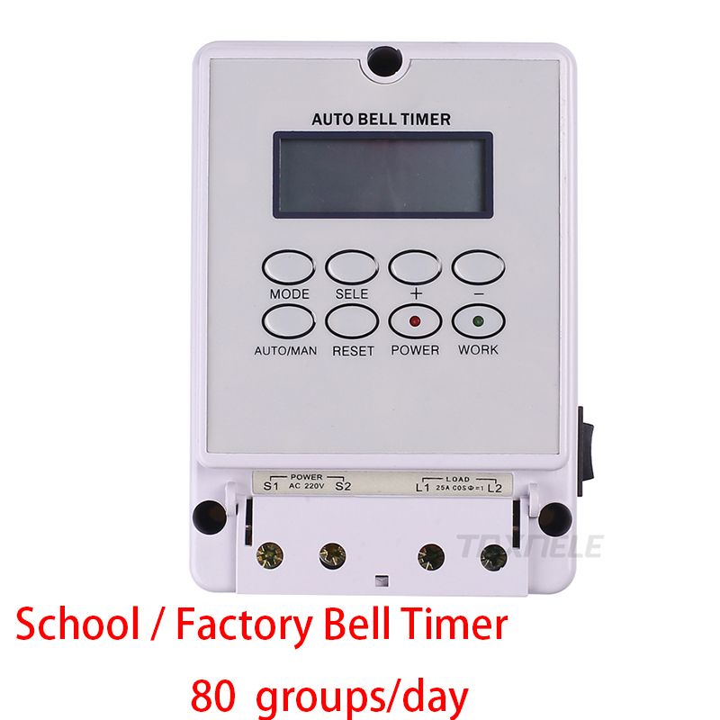 Digital School Bell Timer Switch Zty-08 Intelligent Auto 80