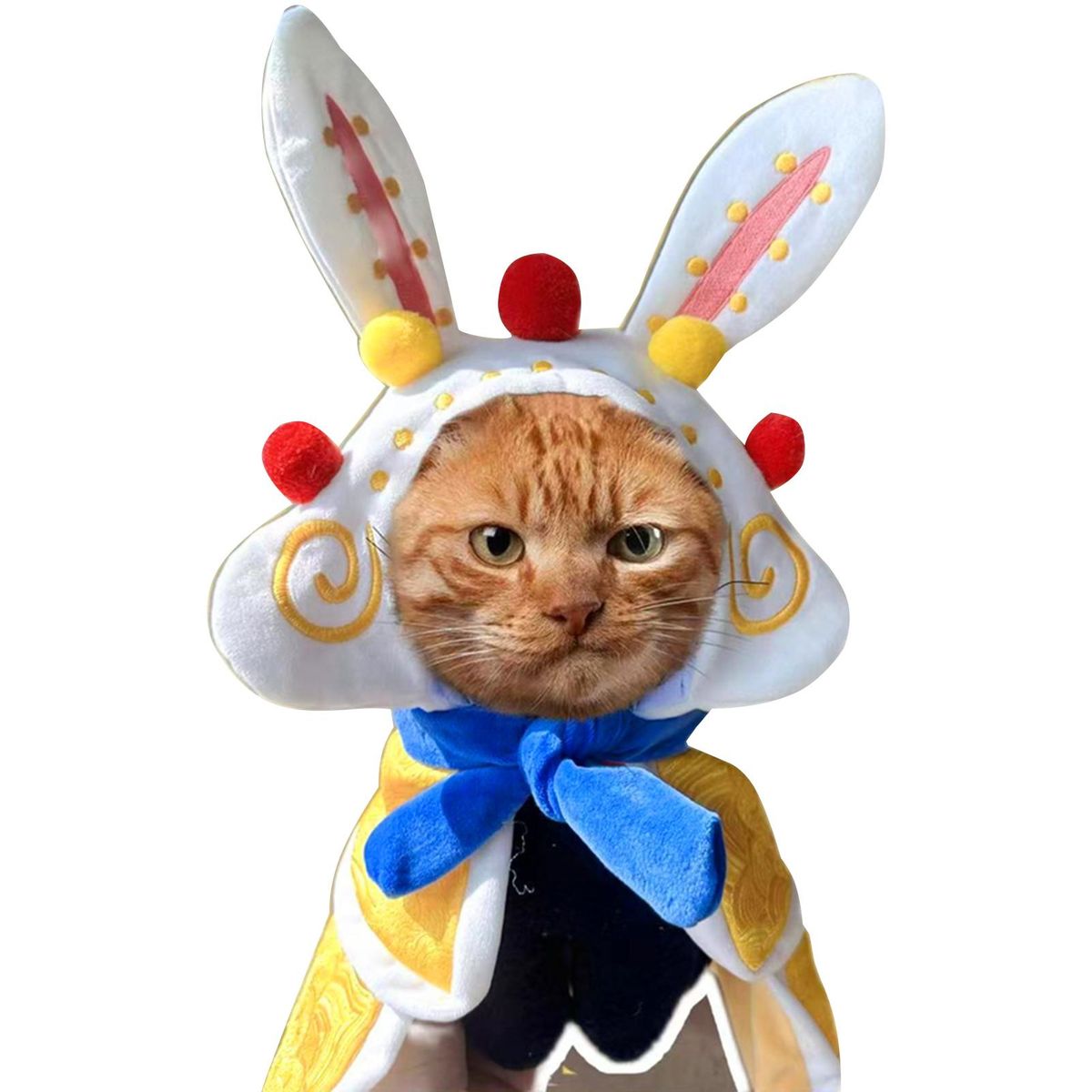 Dog Cloak Sleeveless General Rabbit Cat Shawl Yellow