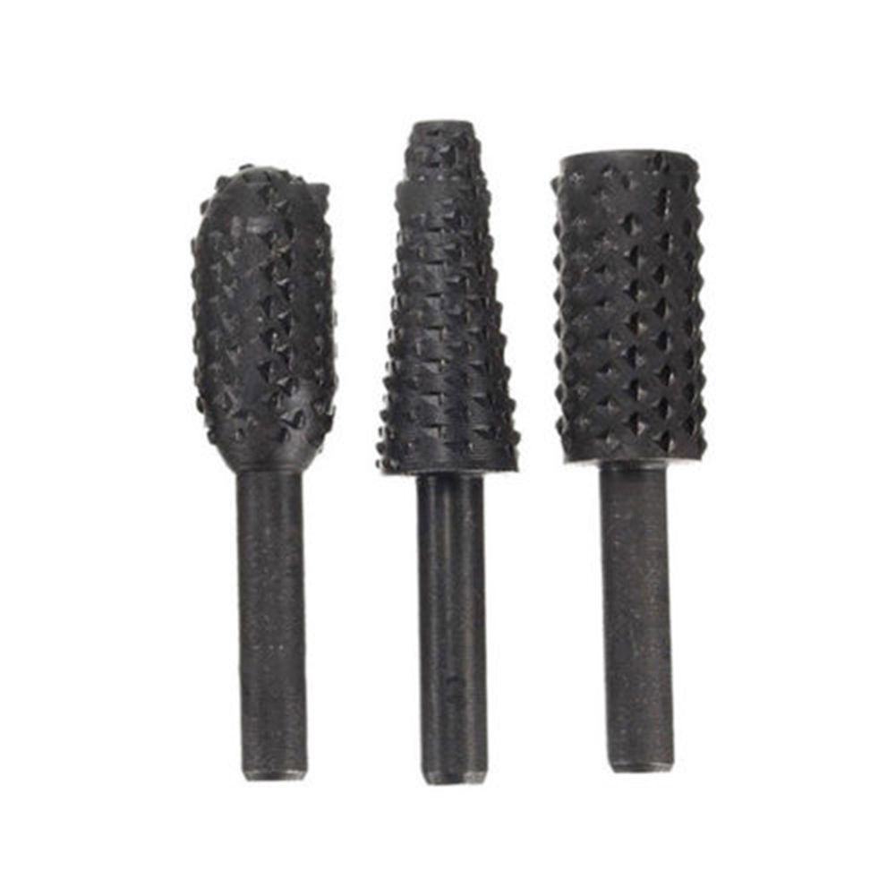 5pcs 1 4 Inch Shank Rotary Burr Wood Carving File Rasp