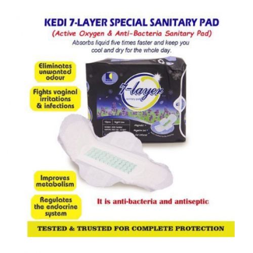 7 Layer Sanitary Pad 5packs (contain 50 Pieces Of Pads)