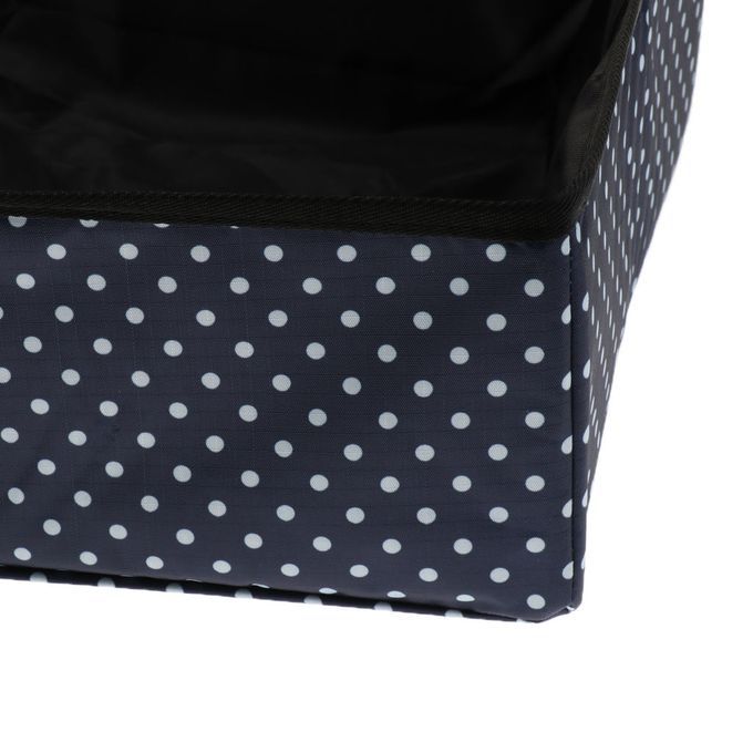 Foldable Pet 15kg Cat Kitten Litter Poop Pan, Tran, Box Dark Blue