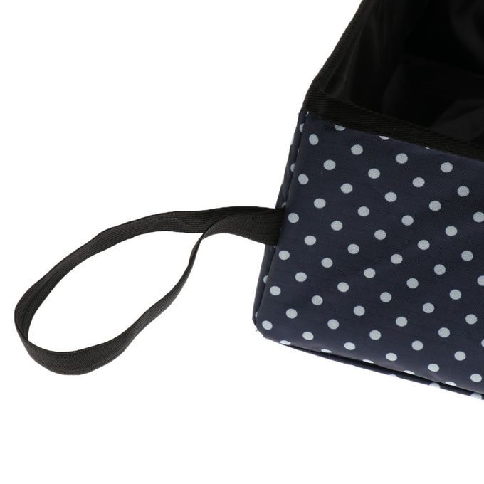 Foldable Pet 15kg Cat Kitten Litter Poop Pan, Tran, Box Dark Blue