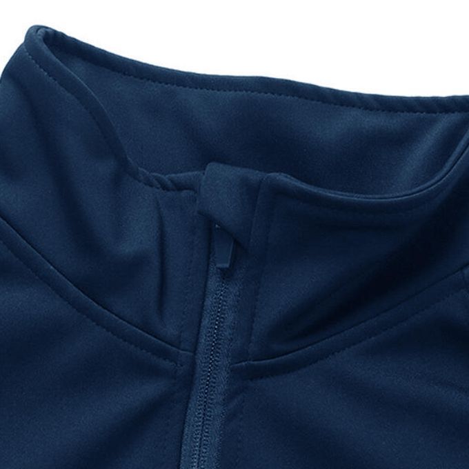 Cycling Jacket Thermal Full Sleeve Coat Mountain Bike Casual Blue L