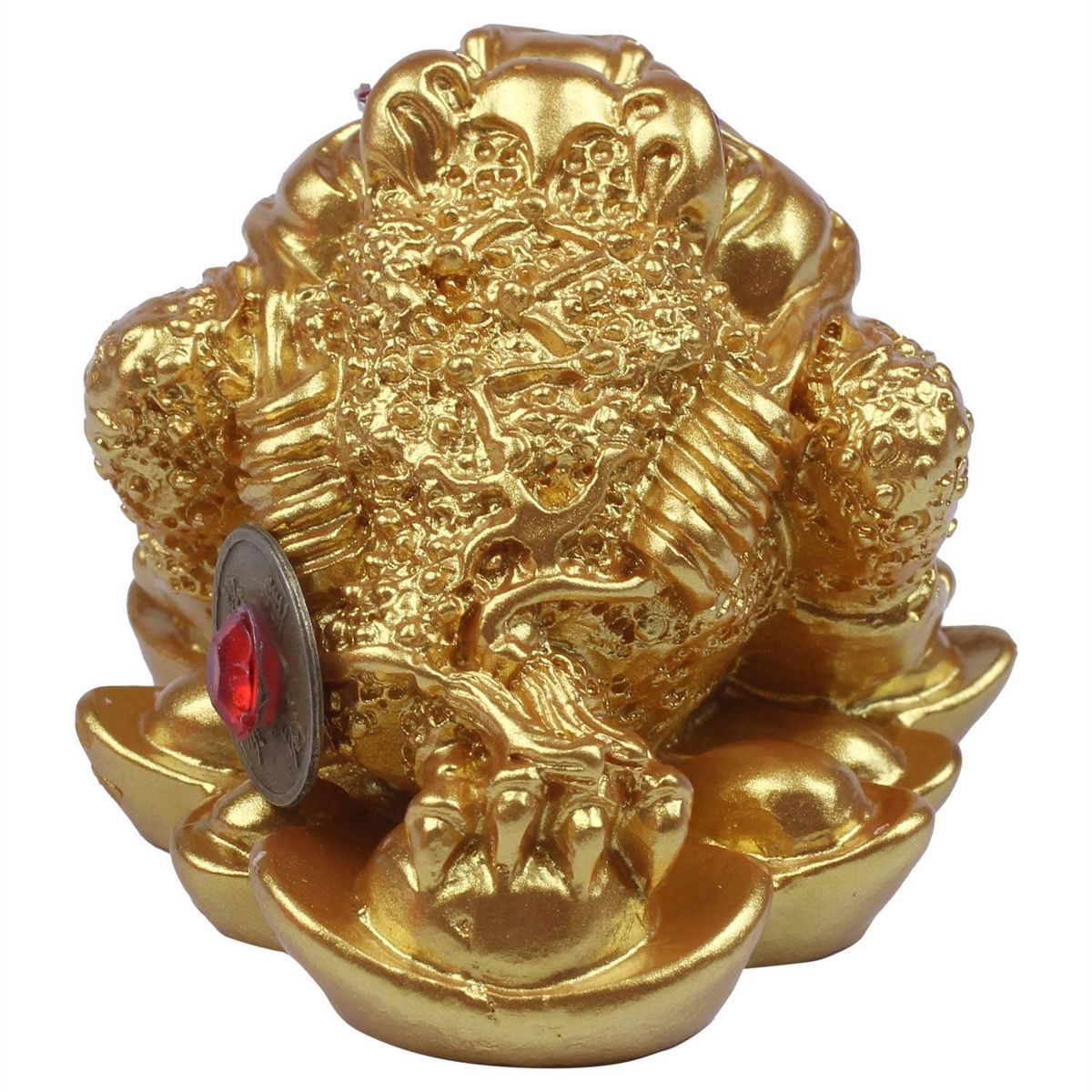 Chinese Feng Shui Money Lucky Fortune Wealth Frog Toad Coin