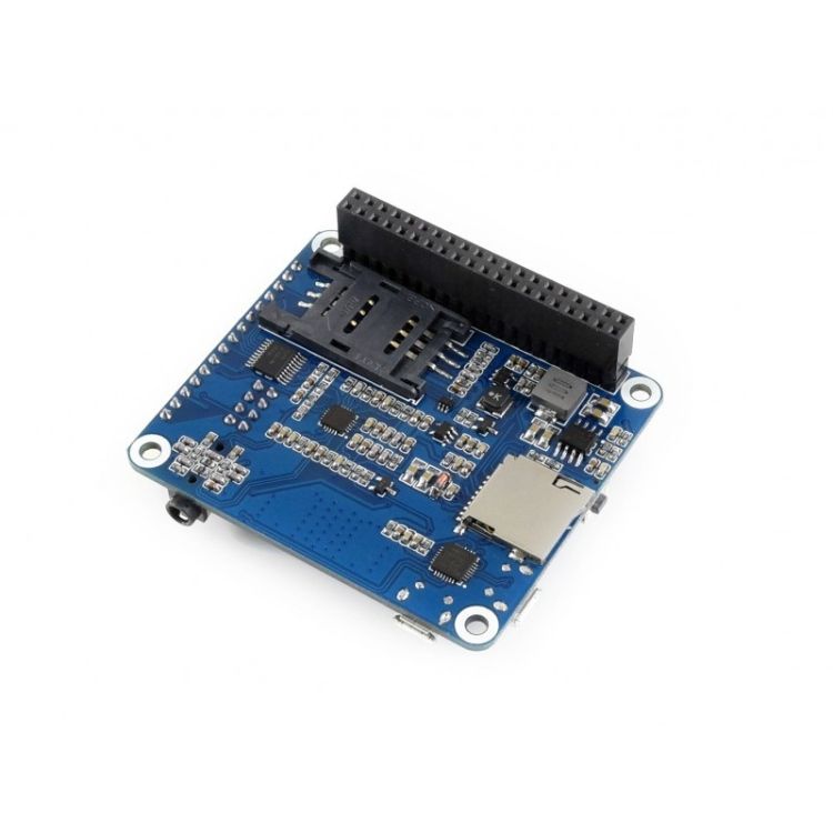 4G / 3G / 2G / GSM / GPRS / GNSS HAT For Raspberry Pi