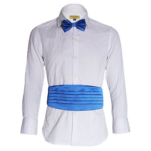 Men's Cummerbund -Royal Blue - MCB-959