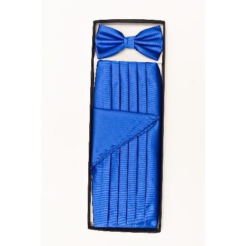 Men's Cummerbund -Royal Blue - MCB-959