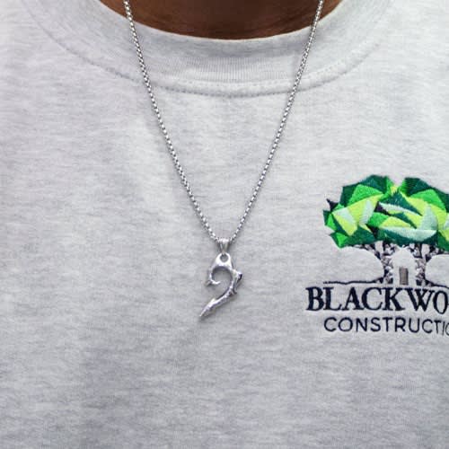 Half Fire Love Pendant & Necklace