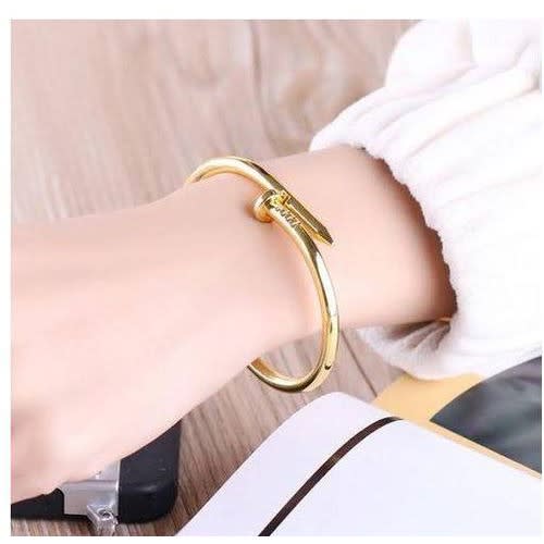 Nail Bracelet - Gold