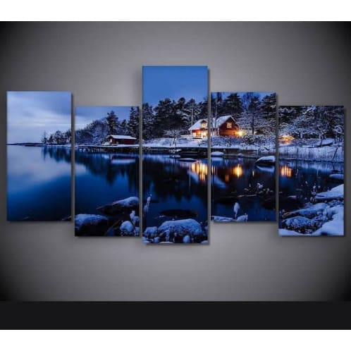 5pieces Canvas Wall Frame