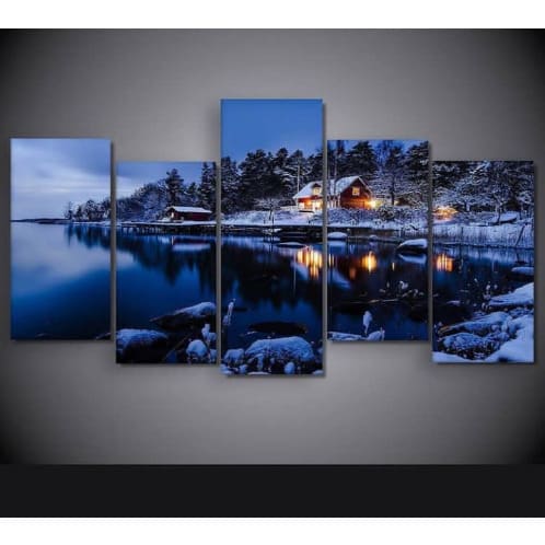 5pieces Canvas Wall Frame