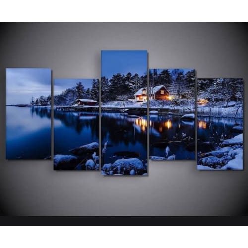 5pieces Canvas Wall Frame