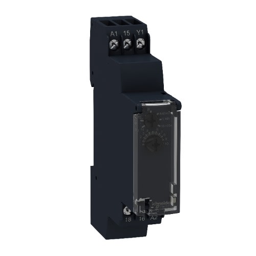 On-delay Timing Relay - 1 S -100 H - 24 -240 V Ac - 1 Oc - RE17RAMU