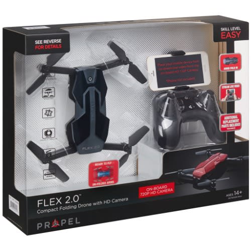 Propel Flex 2.0 Compact Folding Drone With Hd Cam