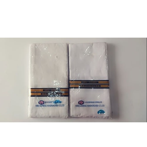 Handkerchief 12-in-1 Pack - White