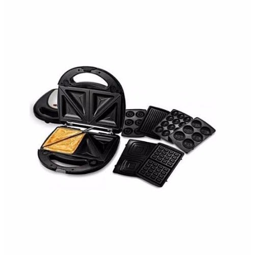 6 In 1 Sandwich, Waffle, Grill, Donut, Toaster And Nutties Maker