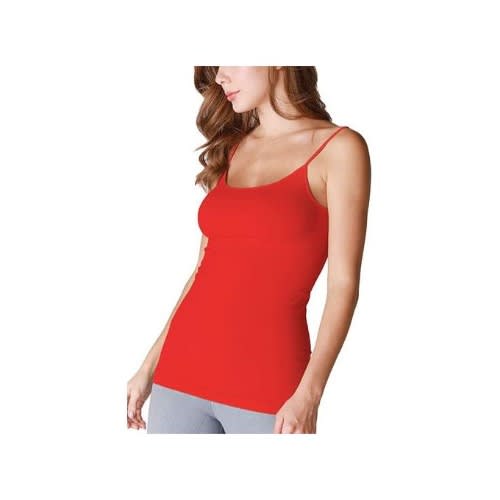 Adjustable Strap Camisole- Red
