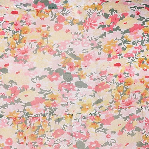 Floral Print Chiffon Blouse