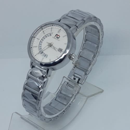 Women Silver Plated Wristwatch