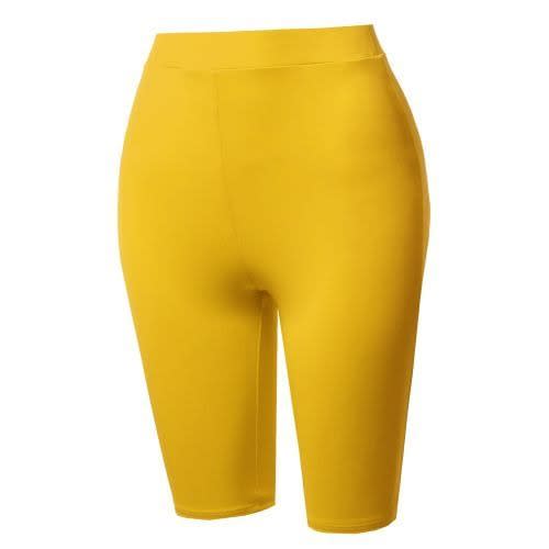 Tight Biker Short - Yellow