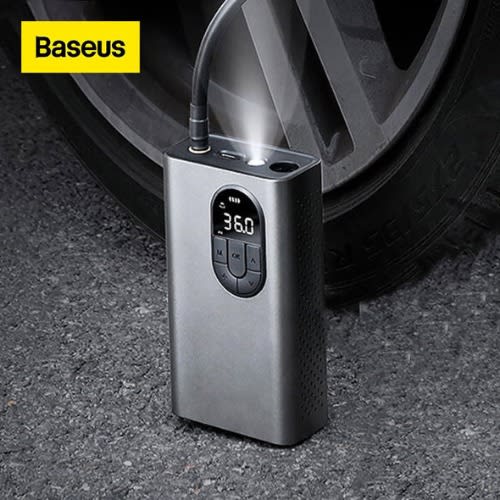 Portable Inflator Pump & Air Compressor With Torchlight