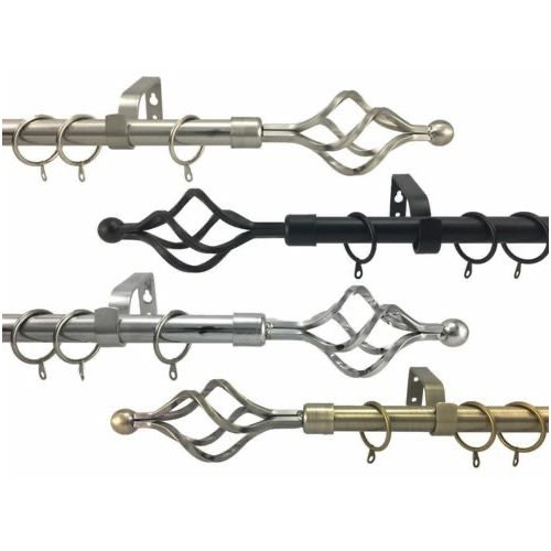 Adjustable Single Curtain Rod - 6fit - 1pic