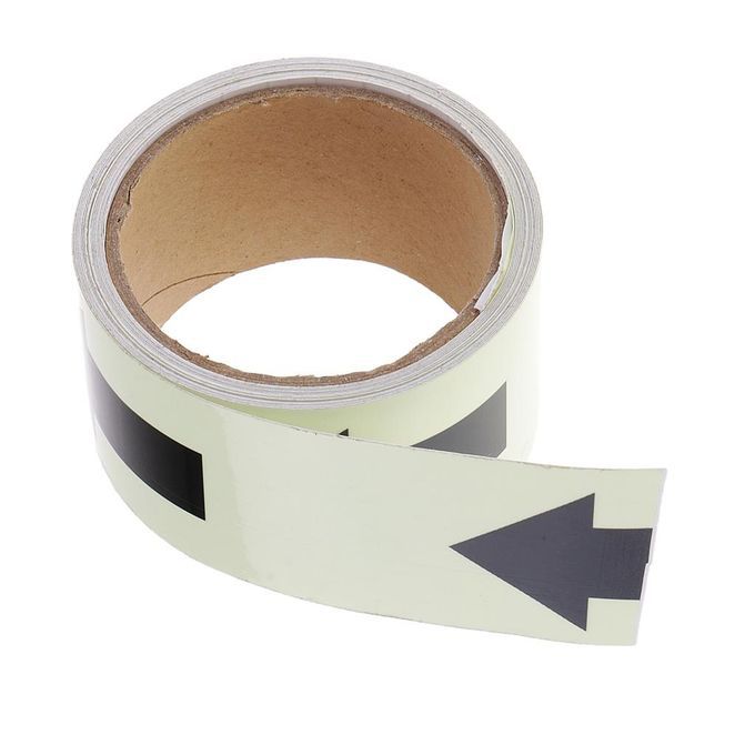 5M Glow Masking Tape In The Dark High Bright Luminous Sticker Arrow