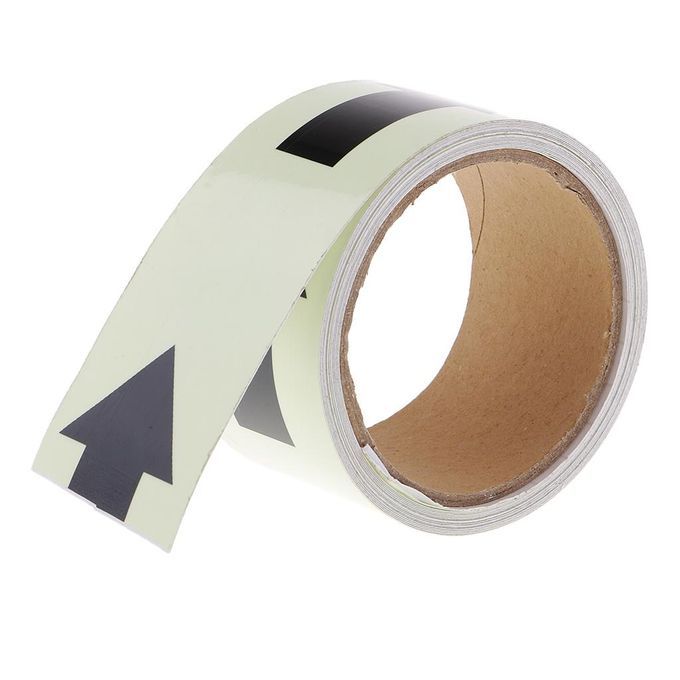 5M Glow Masking Tape In The Dark High Bright Luminous Sticker Arrow