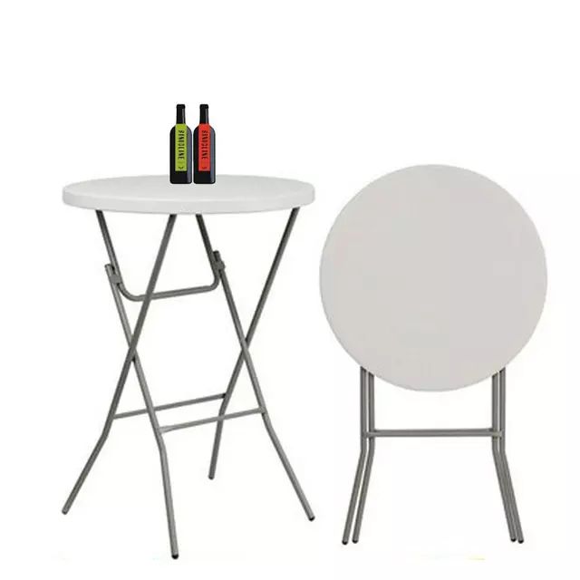81cm Cocktail Banquet Foldable Plastic Table