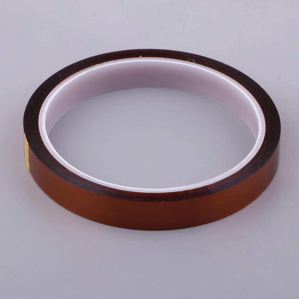 108ft Temperature Heat Resistant Kapton Tape 5/8/10/12/15mm Polyimide
