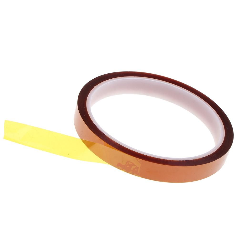 108ft Temperature Heat Resistant Kapton Tape 5/8/10/12/15mm Polyimide
