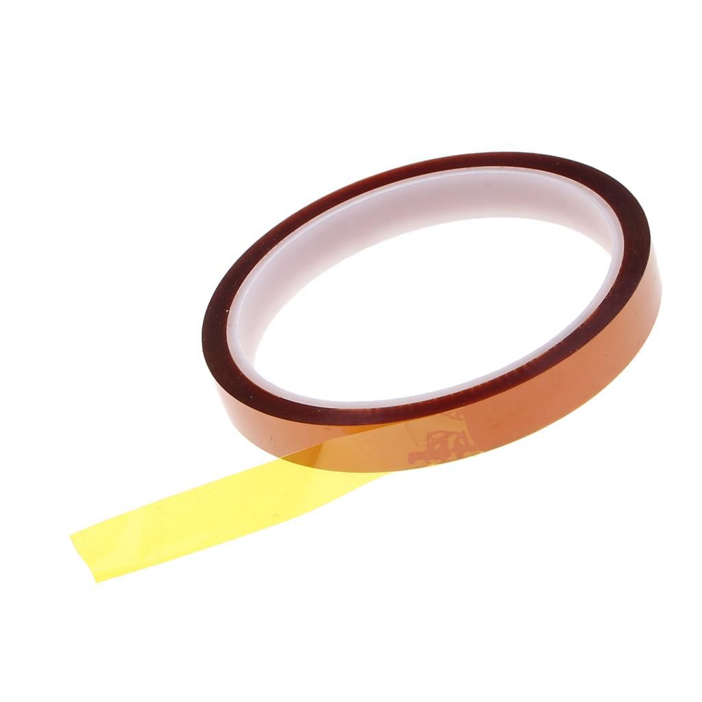 108ft Temperature Heat Resistant Kapton Tape 5/8/10/12/15mm Polyimide