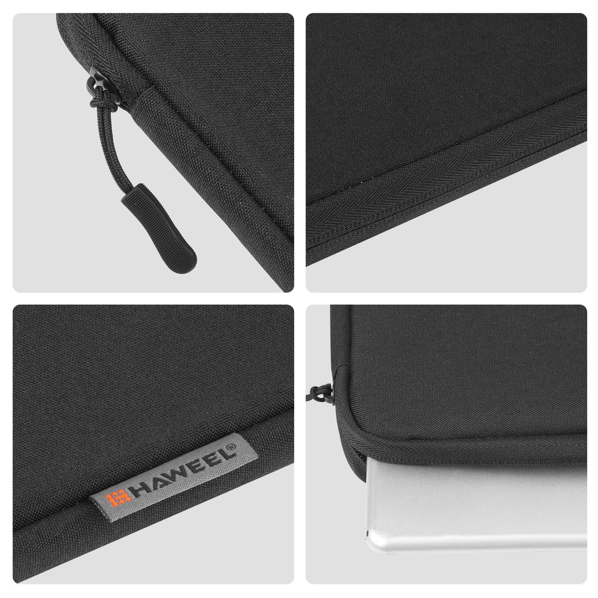 13 Inch Laptop Sleeve Briefcase Bag For 12.5-13.5 Inch Laptop(Black)