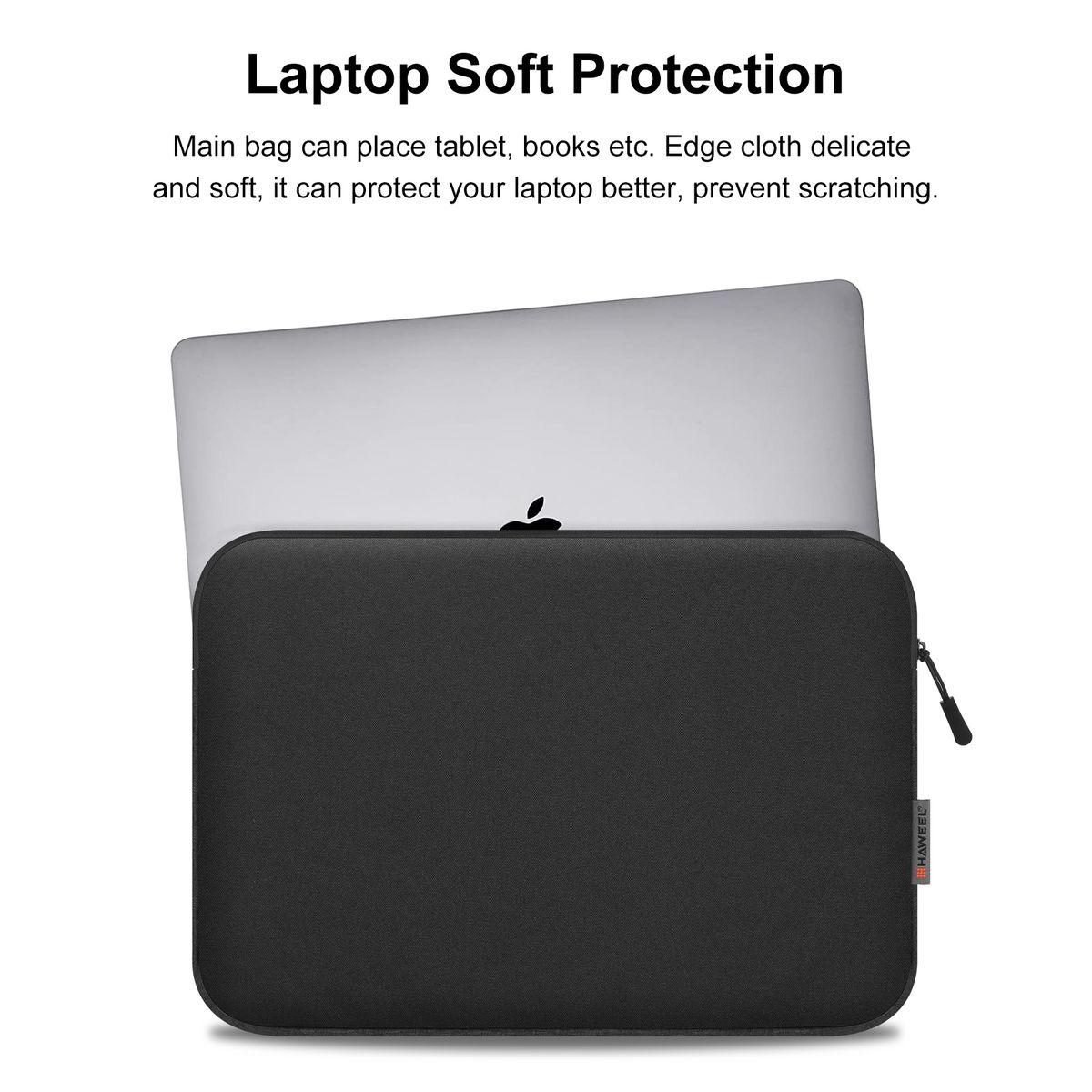 13 Inch Laptop Sleeve Briefcase Bag For 12.5-13.5 Inch Laptop(Black)