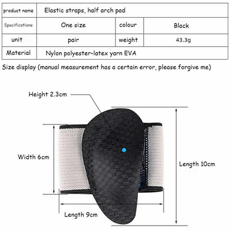 2Pcs Flat Feet Arch Support Orthopedic Insoles Pads For Shoes Men Women Foot Valgus Sports Insoles Shoe Inserts Accessories(#black)