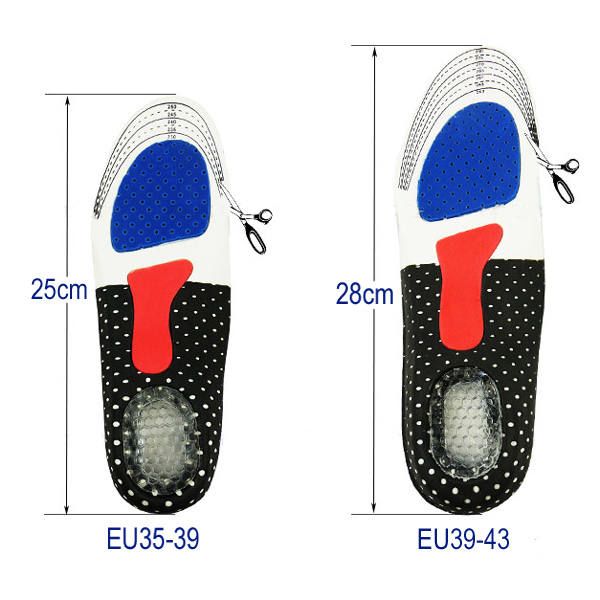 Men's Orthotic Sport Running  Insoles Shoe Insert Pads Arch Support