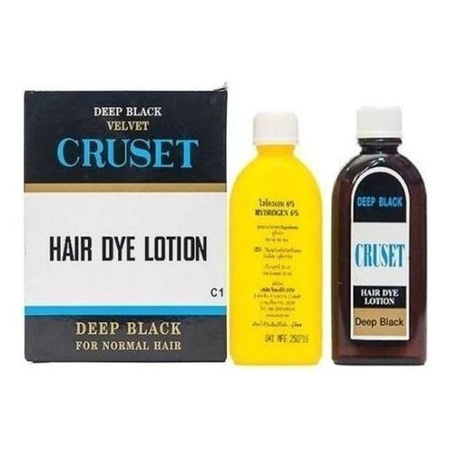 Deep Black Velvet Cruset Hair Dye Lotion