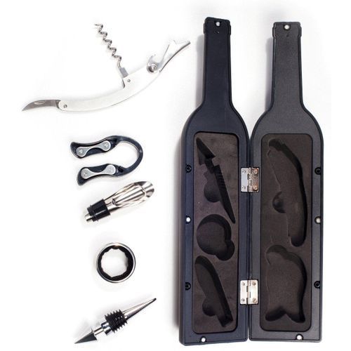 5-Pieces Wine Opener Set Bottle Stopper Drip Ring Wine