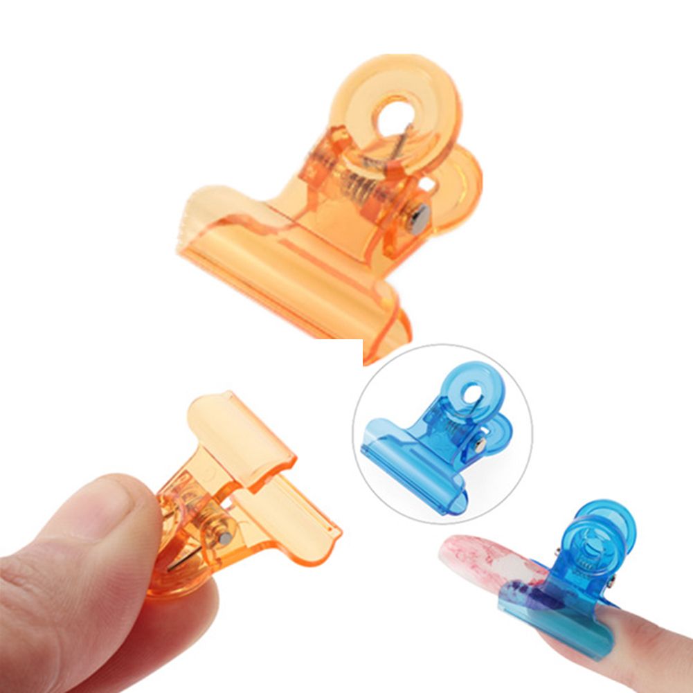4Pcs Nail Extension Tips Holder Shaping Clip Fibernails-
