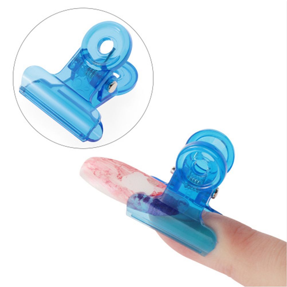 4Pcs Nail Extension Tips Holder Shaping Clip Fibernails-